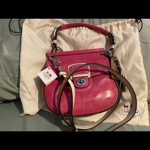 NWT Coach Colorblock Willis Crossbody Pink